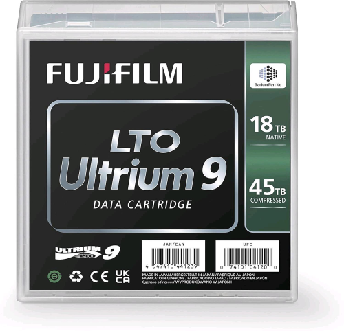 FUJIFILM LTO 9 ULTRIUM 18TB NATIVI 45TB COMPRESSED